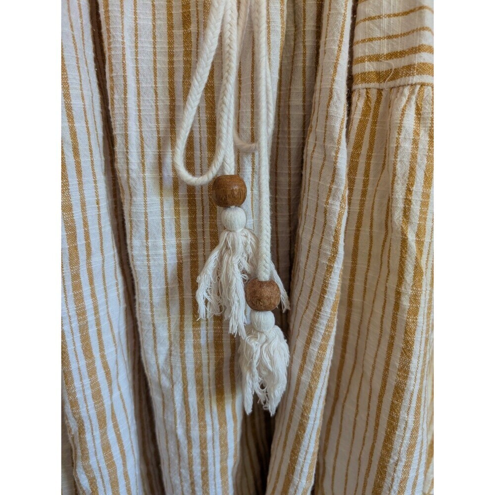 Spell & The Gypsy Tiered Babydoll Dress Womens Large Oversized Swing Beachy Boho - Picture 6 of 9